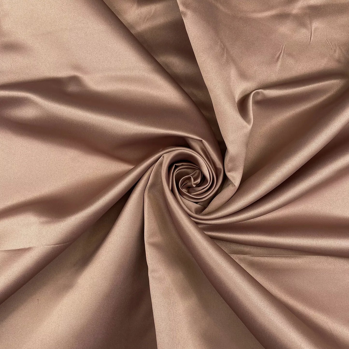 Rose Wood Dull Duchess Bridal Satin Fabric Bridal Dress Prom Craft Material Crepe Back By the Meter 58"