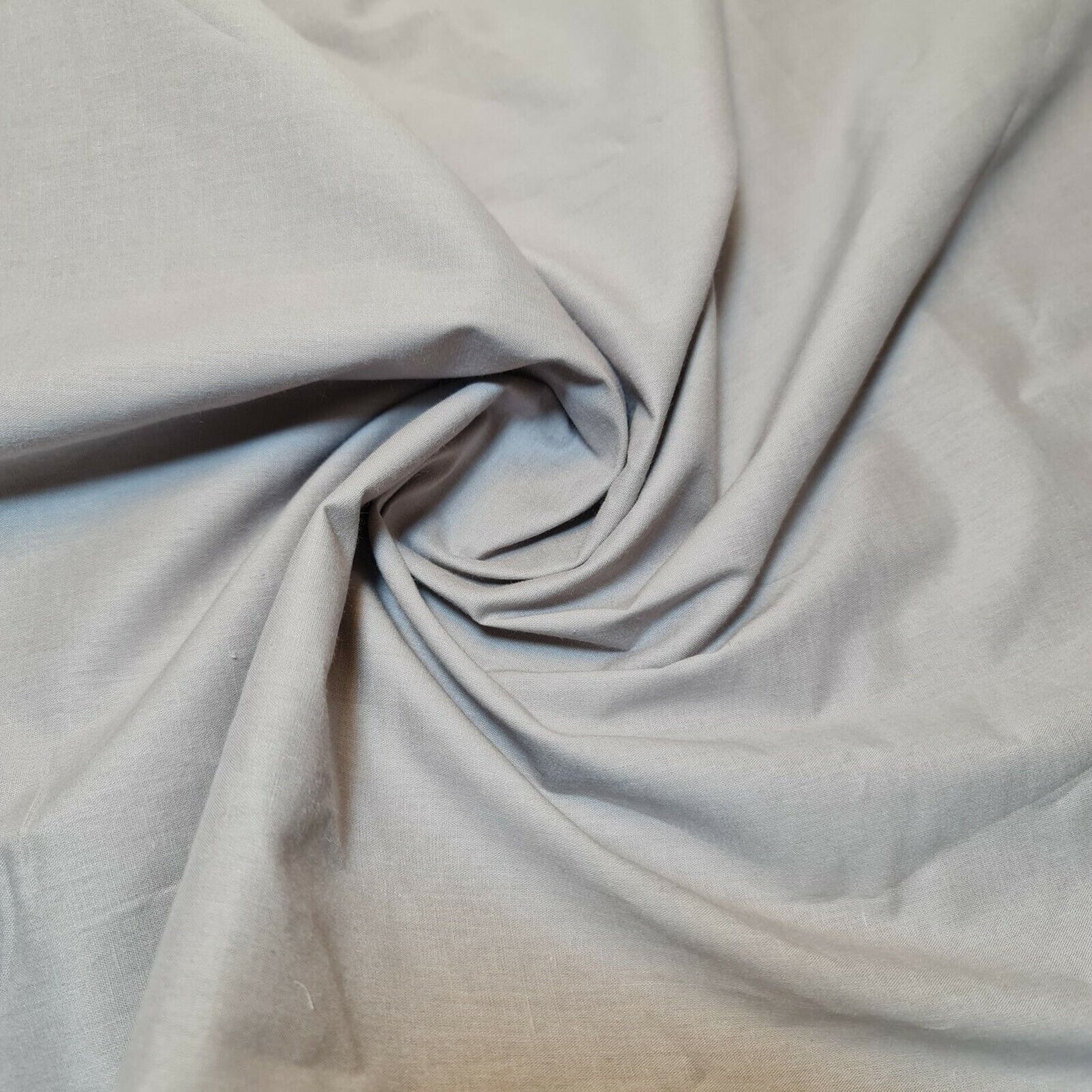 Silver Clearance 100% Cotton Fabric Plain Solid Quilting Craft Dress Material 44" By The Meter