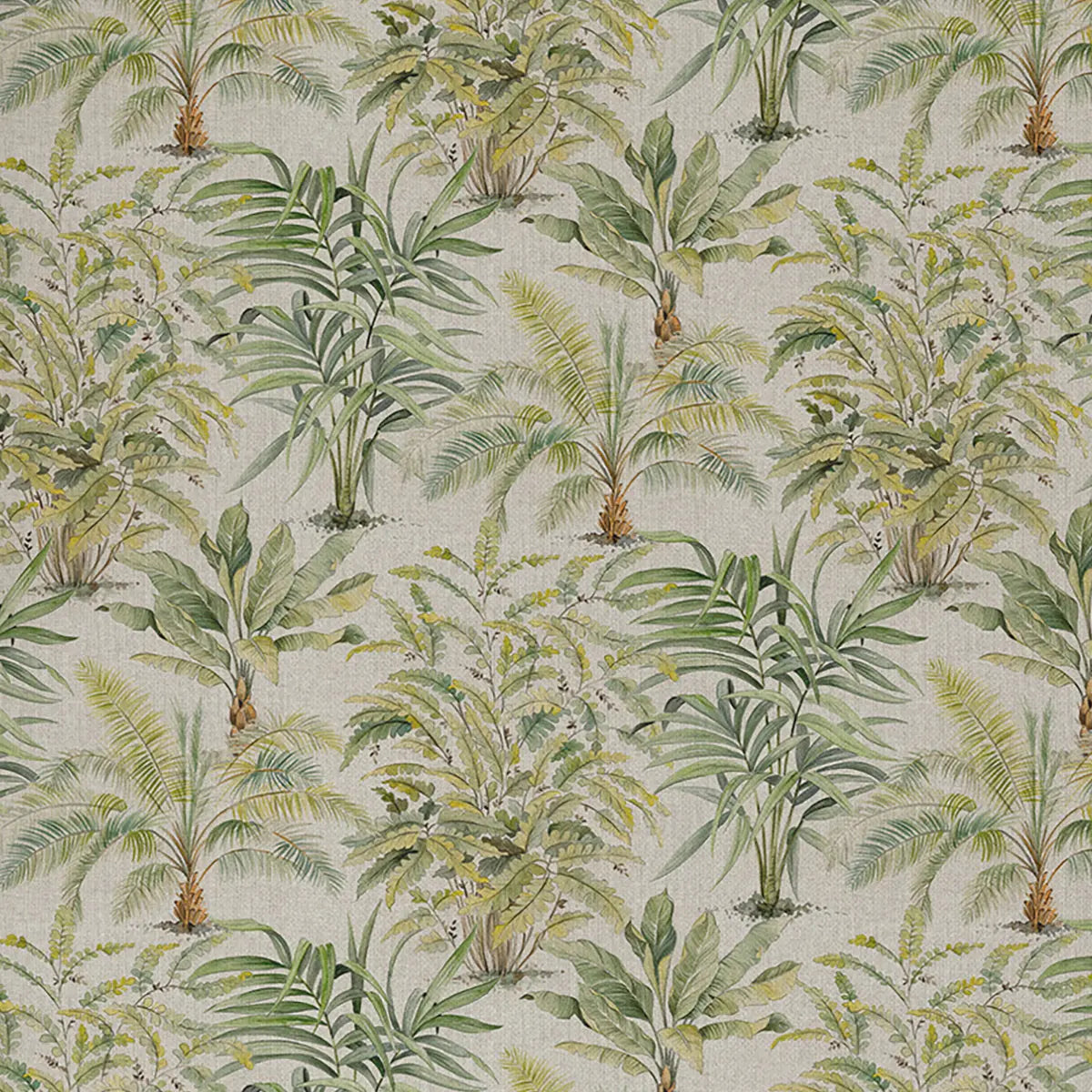 European Produced Cotton Rich Linen Look Side-Matching Printed Panama Fabric | Digitally Printed 55" (140cm) Wide 205gsm Craft & Home Décor Material – Sold by the Meter