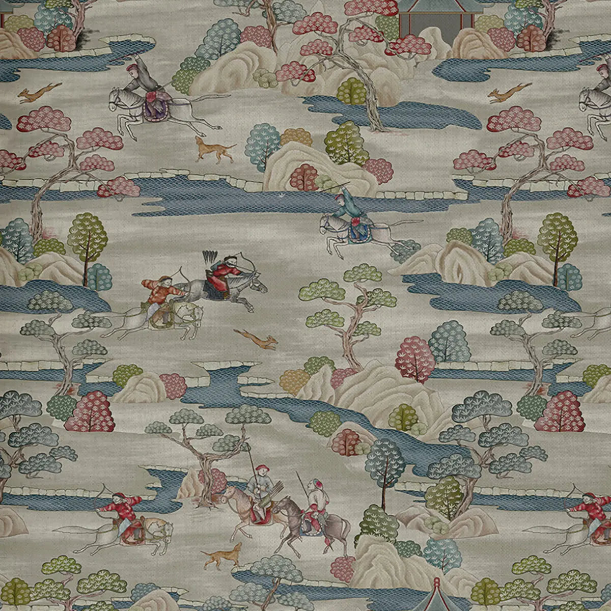 European Produced Cotton Rich Linen Look Side-Matching Printed Panama Fabric | Digitally Printed 55" (140cm) Wide 205gsm Craft & Home DÃ©cor Material â€“ Sold by the Meter