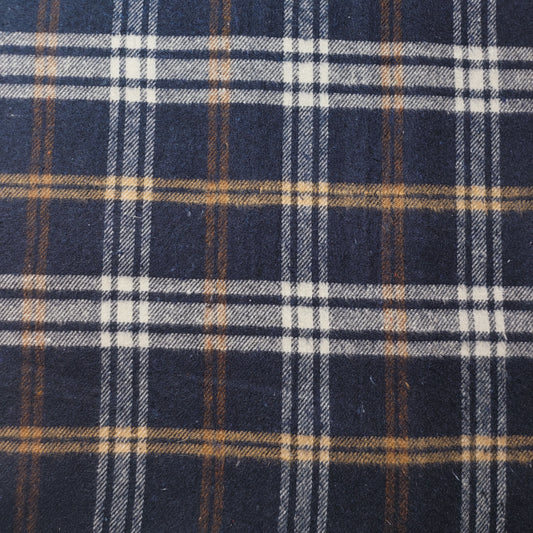 Elegant 100% Brushed Cotton Flannel: Tartan Winceyette Craft Dress Material - 58” Wide (St Andrews Tartan)