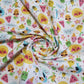 Deliciously Sweet 100% Cotton Fabric: Treats, Fruits & Macarons - 44” Wide for Quilting  (Summer Beach Fruits)