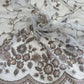 Sage Green Luxury Embroidered Net Fabric with Sequins & Pearl Work 44" By The Meter