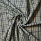 Sage Navy 100% Cotton Tartan Check Plaid / Stripe Dress Fabric Craft Quilting Material 58" By The Meter