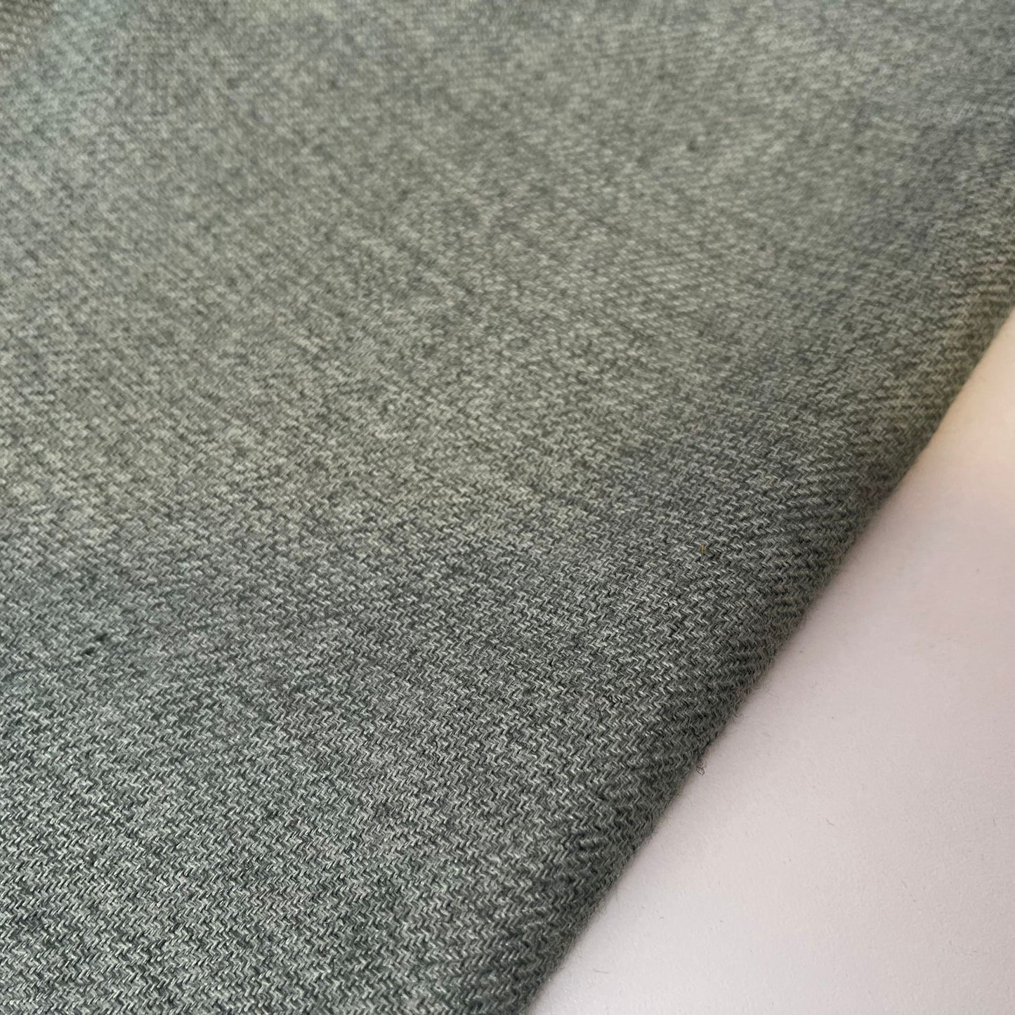 Sage Pashmina Winter Viscose Twill Fabric Dress Costume Scarf Material 44" Wide By The Meter