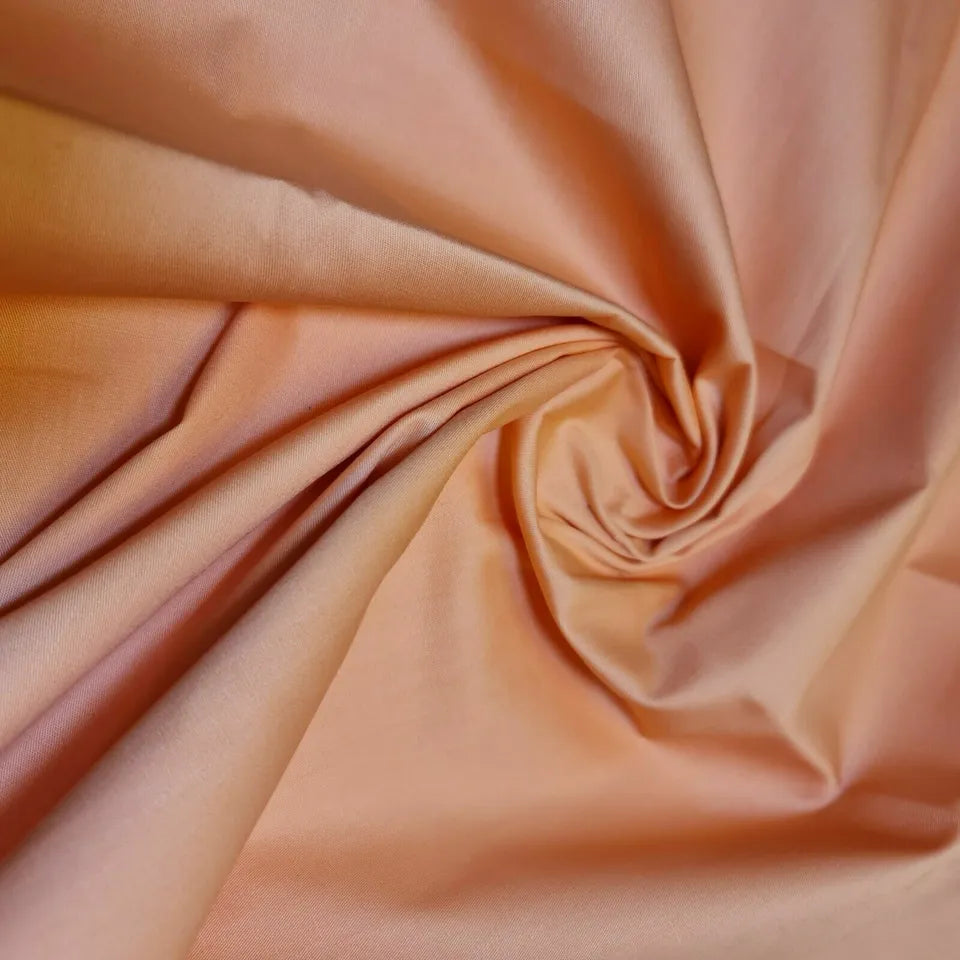 Salmon Plain Thick 100% Cotton Drill Material Workwear Dress Twill Craft Fabric 58" By The Meter