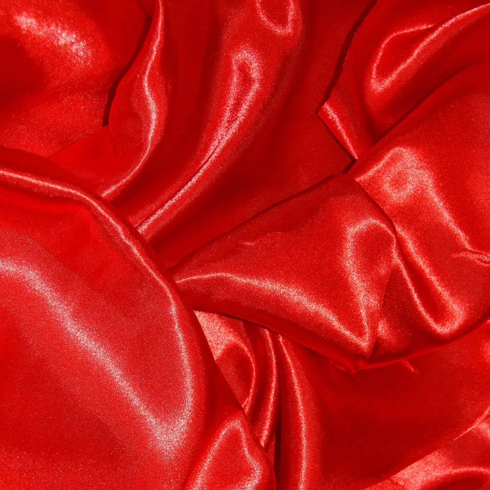 Poly Silk Satin Fabric â€“ 58" (147cm) Wide Luxury Plain Fabric | 30 Metre Roll
