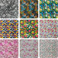100% Cotton Percale Fabric | 44" (112cm) Wide Lightweight 200 Thread Count Dressmaking & Craft Material – Mix Designs – Sold by the Meter