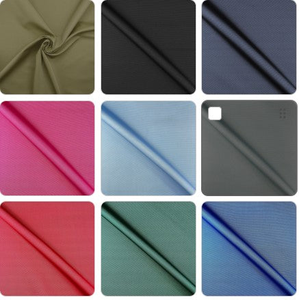 Plain Outdoor Waterproof Fabric | Water Repellent UV Resistant PU Coated 59" (150cm) Wide 270gsm – Sold by the Meter