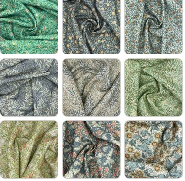 William Morris Water Repellent Outdoor Fabric | 59" (150cm) Wide 270gsm UV Resistant PU Coated – Sold by the Meter