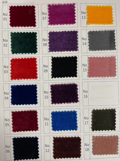 Luxurious Soft Velour Velvet Fabric Plain Stretch Dress Craft Material 58" Wide By The Meter