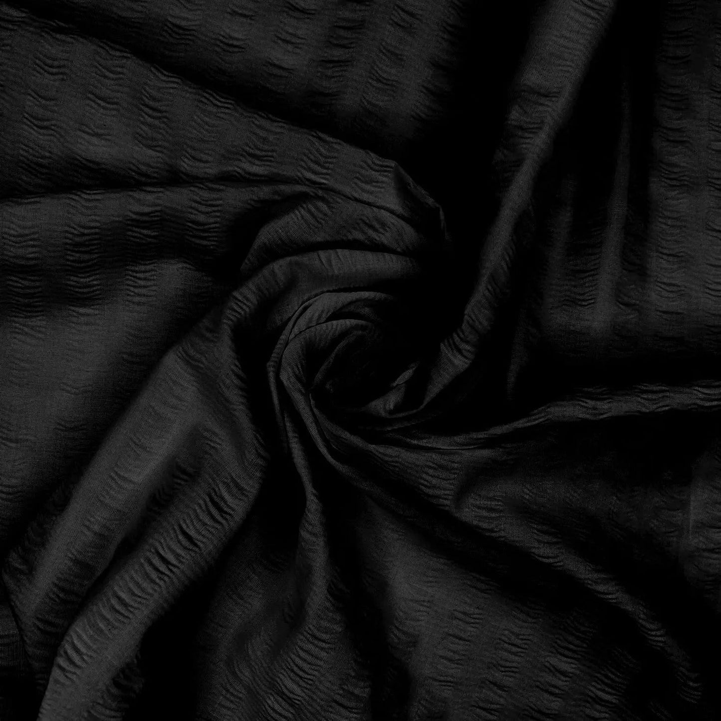 Seersucker Fabric | Lightweight Breathable Poly Cotton 47" (115cm) Wide â€“ Sold by the Meter