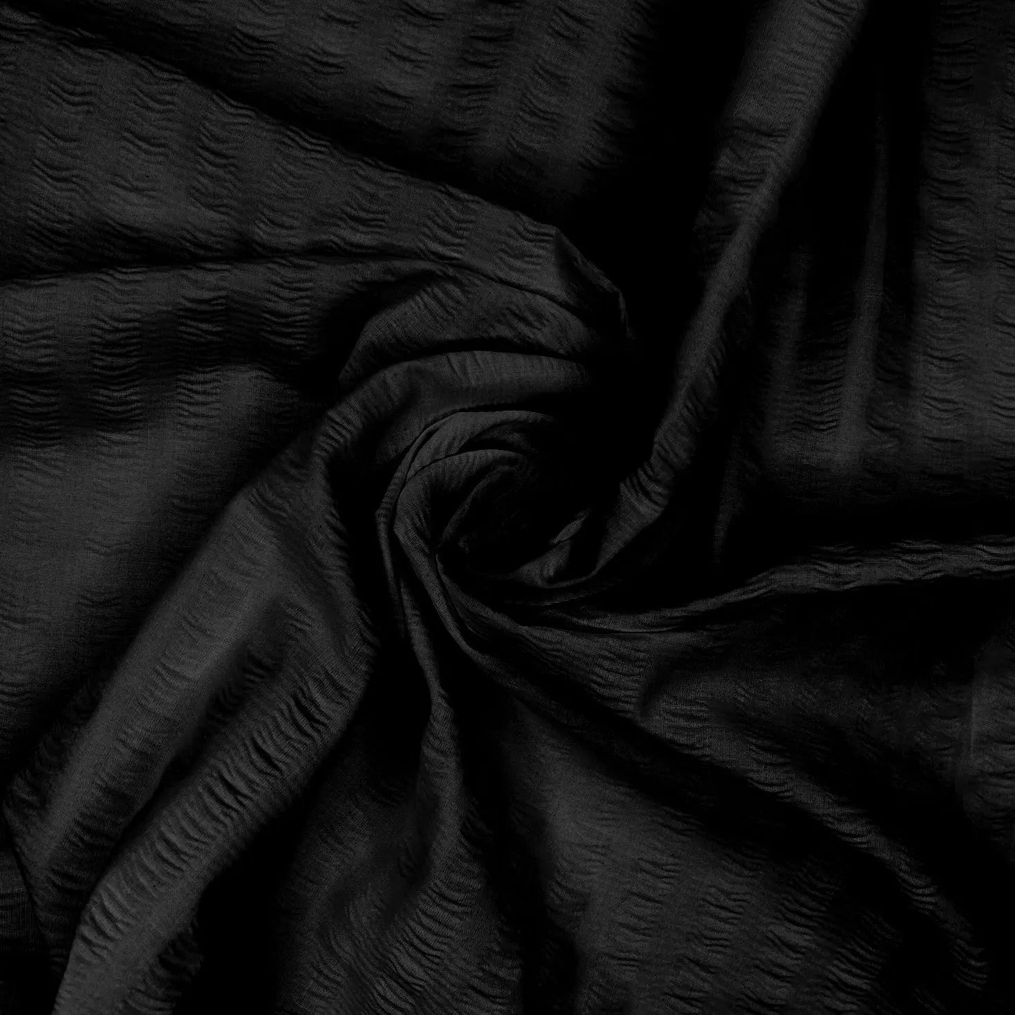 Seersucker Fabric | Lightweight Breathable Poly Cotton 47" (115cm) Wide â€“ Sold by the Meter