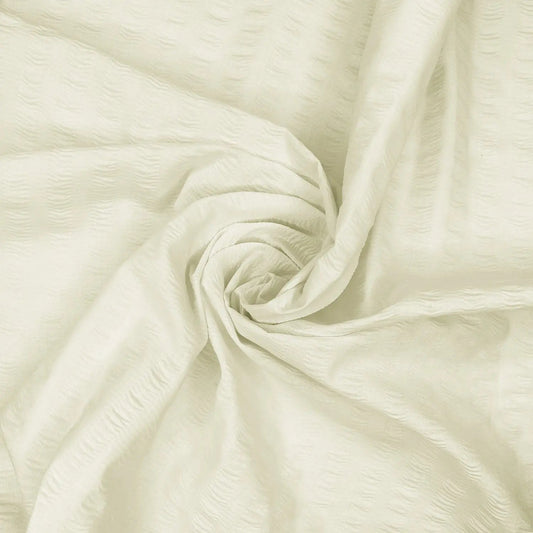 Seersucker Fabric | Lightweight Breathable Poly Cotton 47" (115cm) Wide â€“ Sold by the Meter