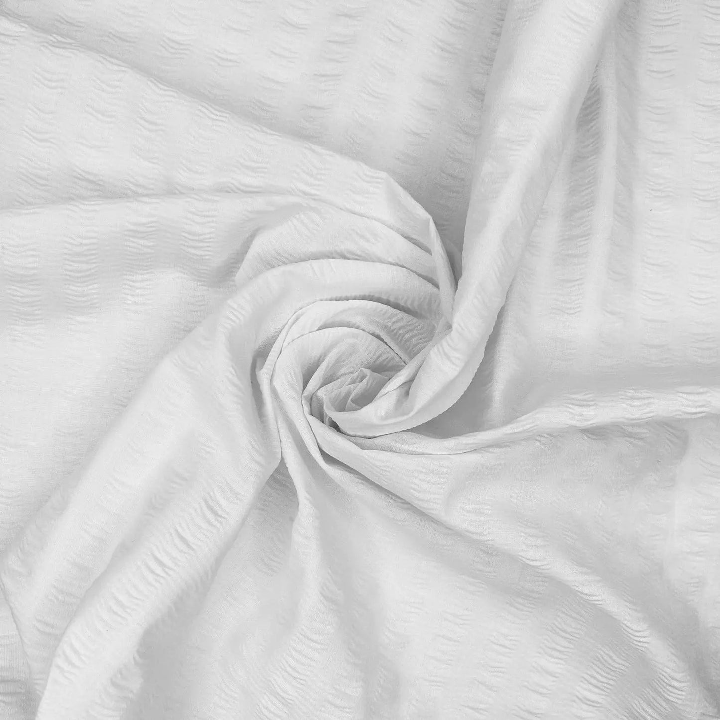 Seersucker Fabric | Lightweight Breathable Poly Cotton 47" (115cm) Wide â€“ Sold by the Meter