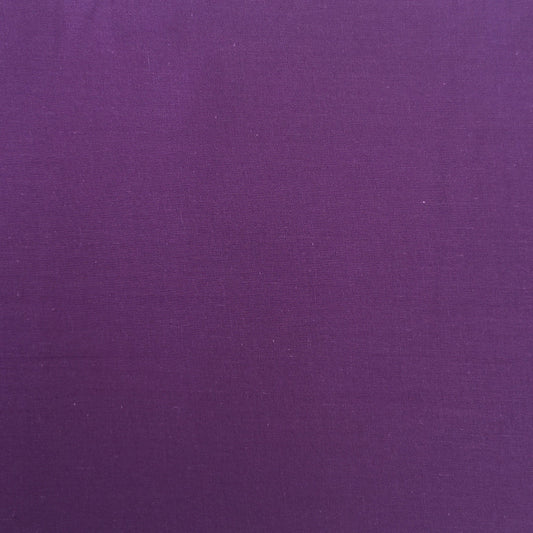 Purple Plain Polycotton Sheeting Material Extra Wide 90" Craft Quilting Fabric Meter 240cm