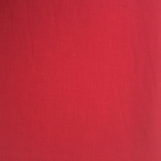 Red Plain Polycotton Sheeting Material Extra Wide 90" Craft Quilting Fabric Meter 240cm