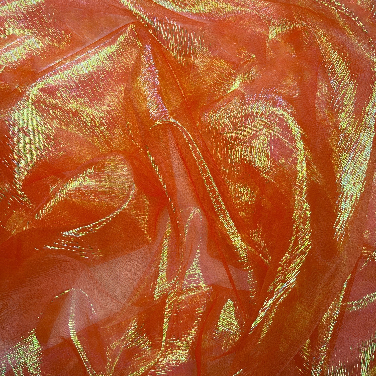 Shimmer Rainbow Organza Fabric | Sheer Shimmer 51" (130cm) Wide – Sold by the Meter