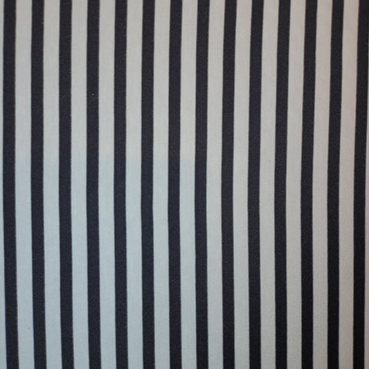 Silver Black Viscose Jersey Dress Craft Costume Material 58" By The Meter