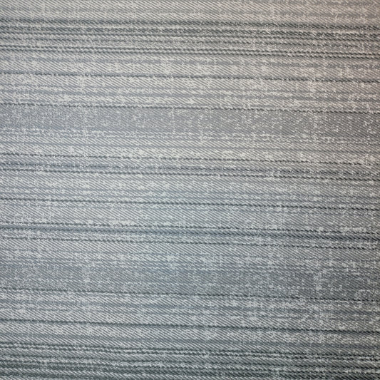 Silver Grey Tweed Stripe Fabric Medium Weight Curtain Soft Furnishing Fabric 58" By Meter