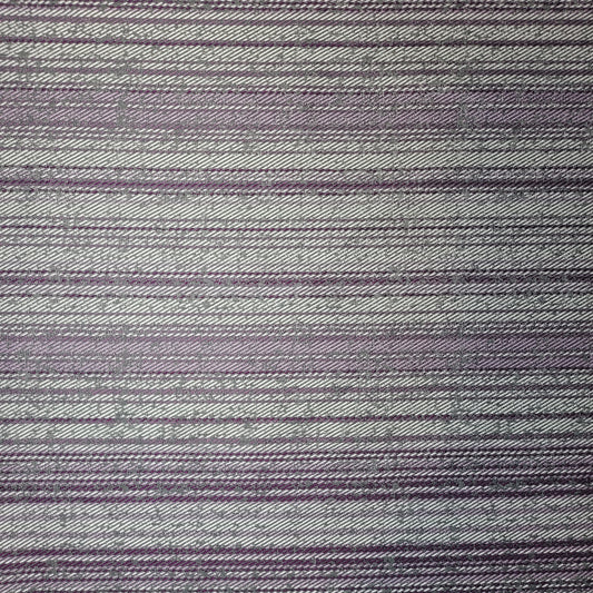 * Clearance * Geometric Stripes & Tartan Chenille Tapestry-Inspired Medium to Heavyweight Curtain & Upholstery Fabrics – 58" Wide",  Sold by the Meter (Silver Lilac Tweed)