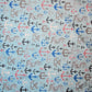 Sky Nautical 100% Cotton Organic Craft Dress Quilting Fabric 44" By The Meter