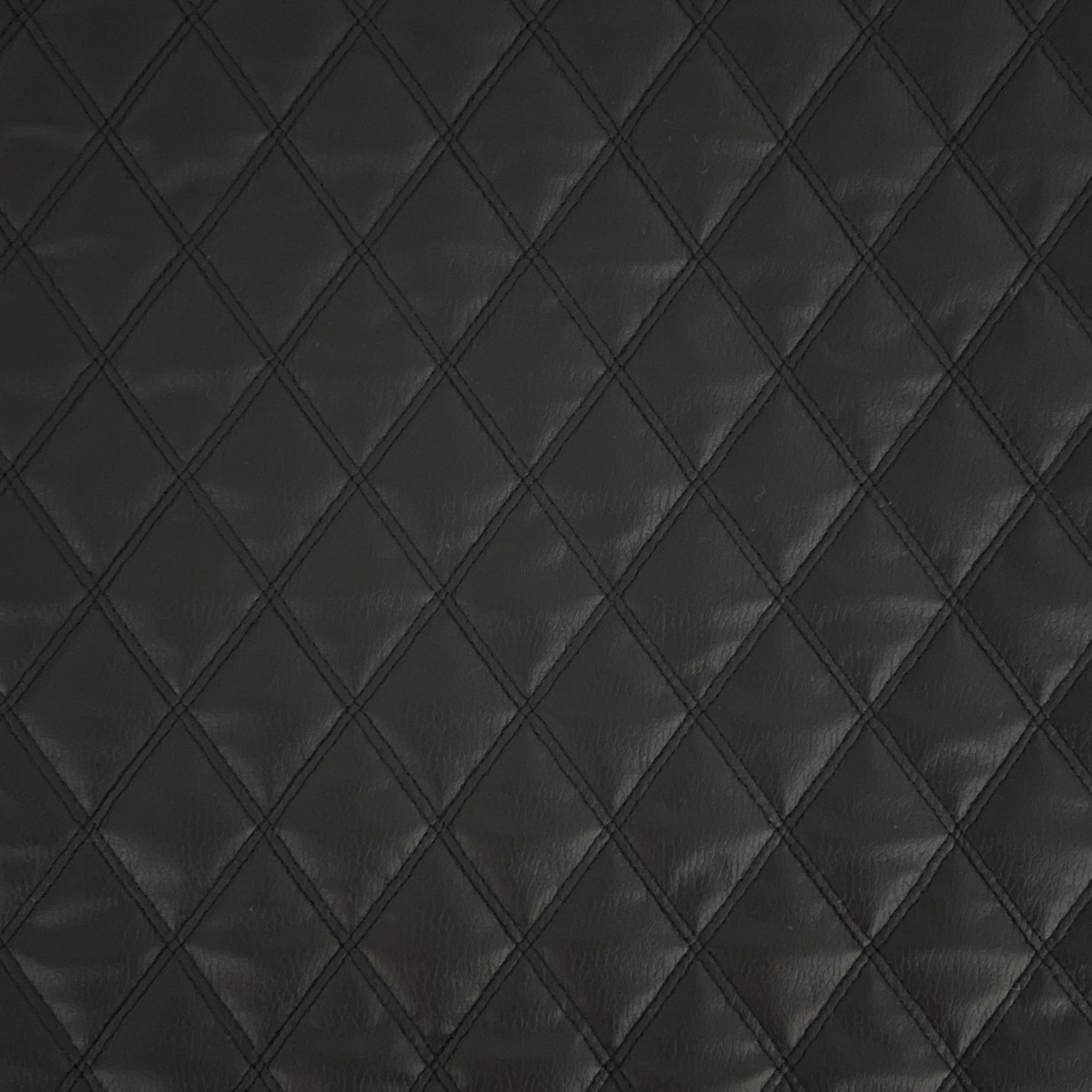 Upholstery Vinyl Leatherette Stitched Diamond Pattern | PVC 140cm Wide – Sold by the Meter