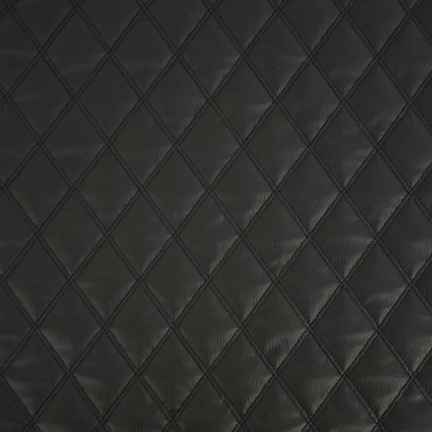 Upholstery Vinyl Leatherette Stitched Diamond Pattern | PVC 140cm Wide â€“ Sold by the Meter