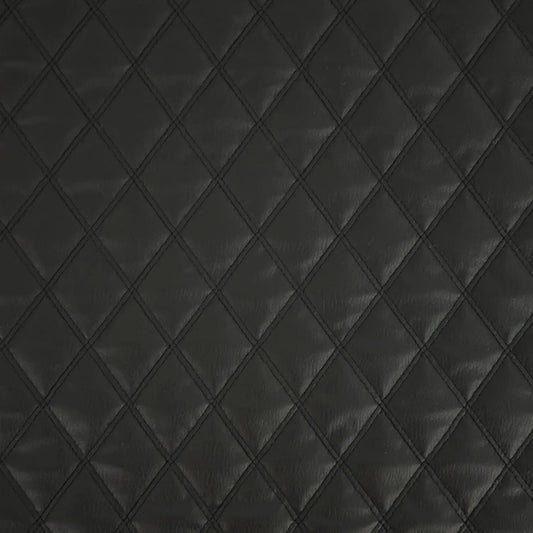 Upholstery Vinyl Leatherette Stitched Diamond Pattern | PVC 140cm Wide â€“ Sold by the Meter