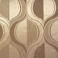 Luxurious Satin Jacquard Floral Upholstery Fabric – 58" for Curtains and Dressmaking (Taupe Curve)