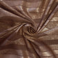 Luxurious Satin Jacquard Floral Upholstery Fabric – 58" for Curtains and Dressmaking (Taupe Geometric)