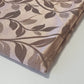 Luxurious Satin Jacquard Floral Upholstery Fabric – 58" for Curtains and Dressmaking (Taupe Ivy)