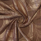 Luxurious Satin Jacquard Floral Upholstery Fabric – 58" for Curtains and Dressmaking (Taupe Paisley)