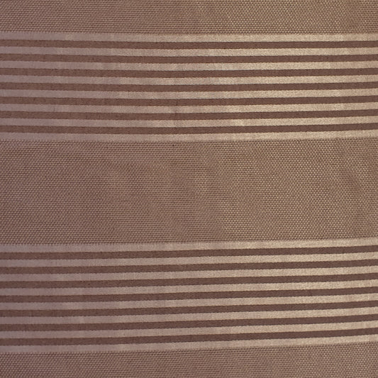Luxuriöser Satin-Jacquard-Polsterstoff mit Blumenmuster – 58" für Vorhänge und Schneiderei (Taupe-Streifen)