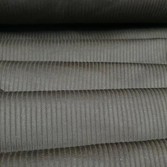 Taupe 100% Cotton Cord Woven Velvet Corduroy Fabric Upholstery Dress Material 58" By The Meter