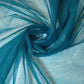 Teal Premium Soft Plain Sheer Tulle Net Fabric Tutu Fairy Veil Bridal 58" By The Meter