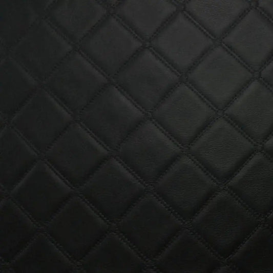 Flame Retardant Upholstery Vinyl Leatherette Trellis Diamond Pattern | PVC 140cm Wide – Sold by the Meter
