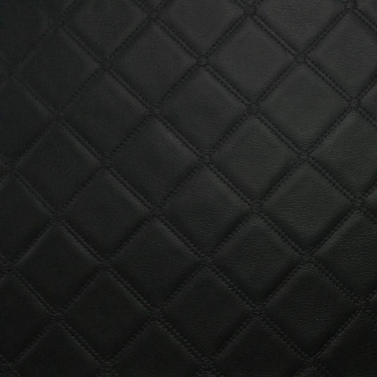 Flame Retardant Upholstery Vinyl Leatherette Trellis Diamond Pattern | PVC 140cm Wide – Sold by the Meter