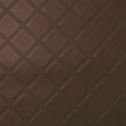 Flame Retardant Upholstery Vinyl Leatherette Trellis Diamond Pattern | PVC 140cm Wide â€“ Sold by the Meter
