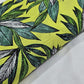 Tropical Leaf Viscose Challis Print Fabric 58" By The Meter – Lightweight Botanical Fabric