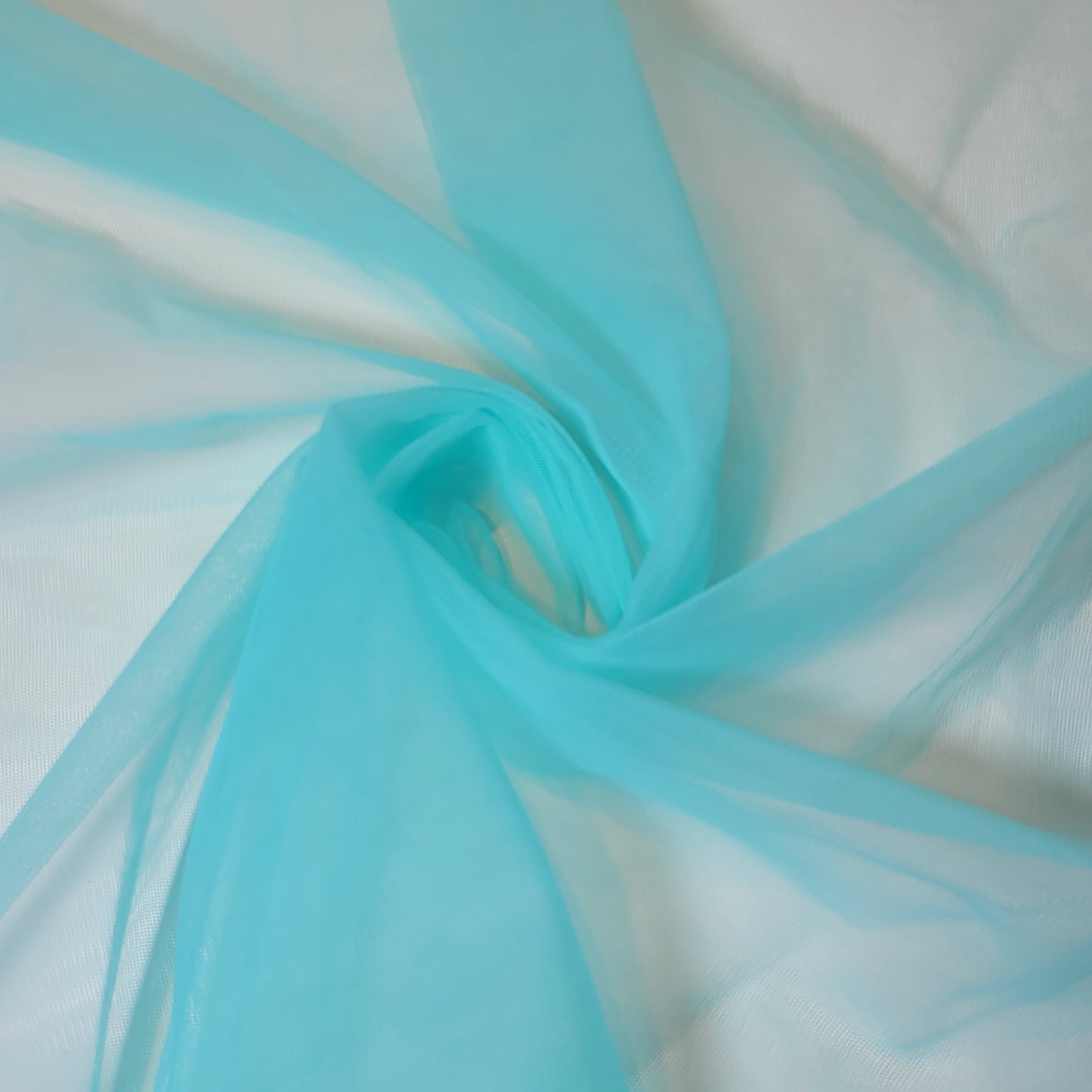 Turquoise Premium Soft Plain Sheer Tulle Net Fabric Tutu Fairy Veil Bridal 58" By The Meter