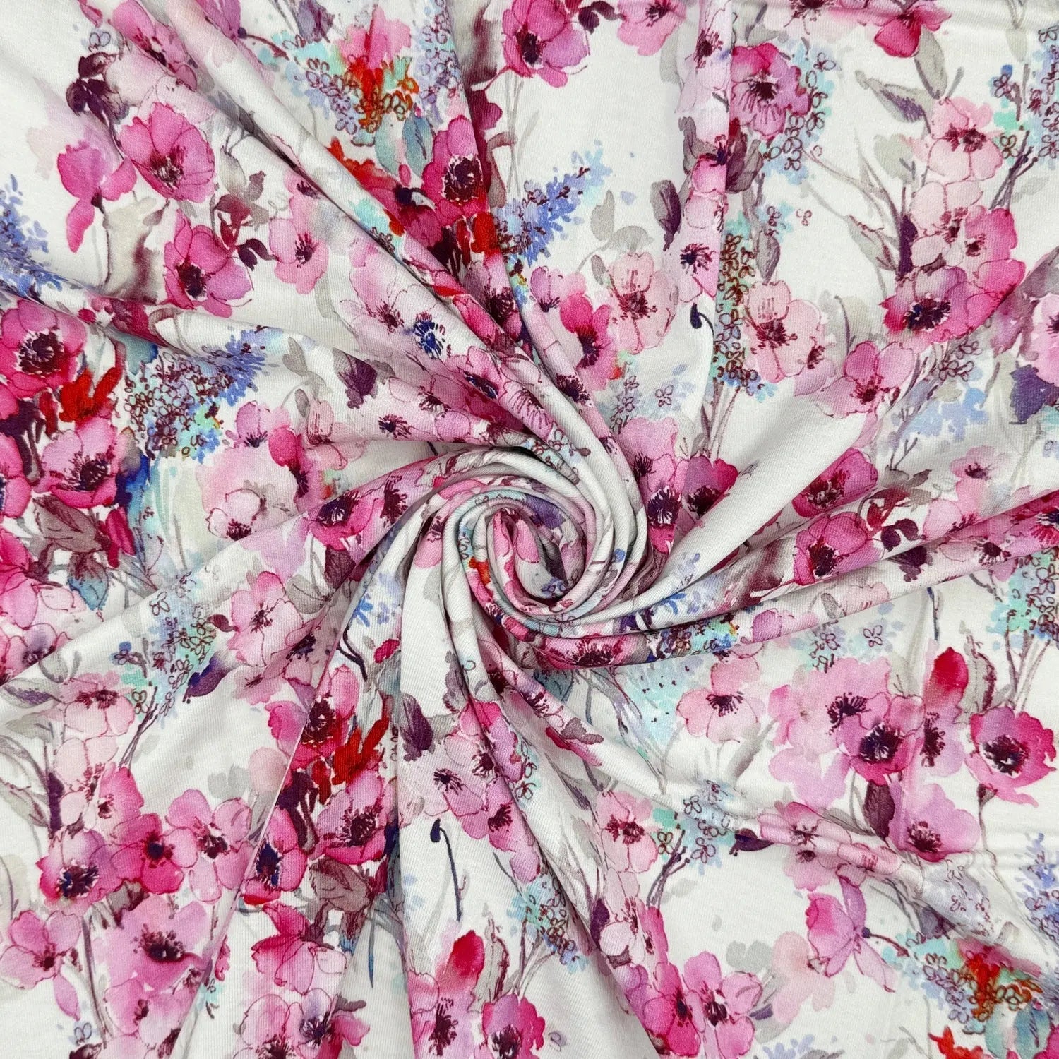 Digitally Printed Viscose Jersey Fabric | Soft Stretch Jersey 60" (150cm) Wide Dressmaking Fabric – Sold by the Meter