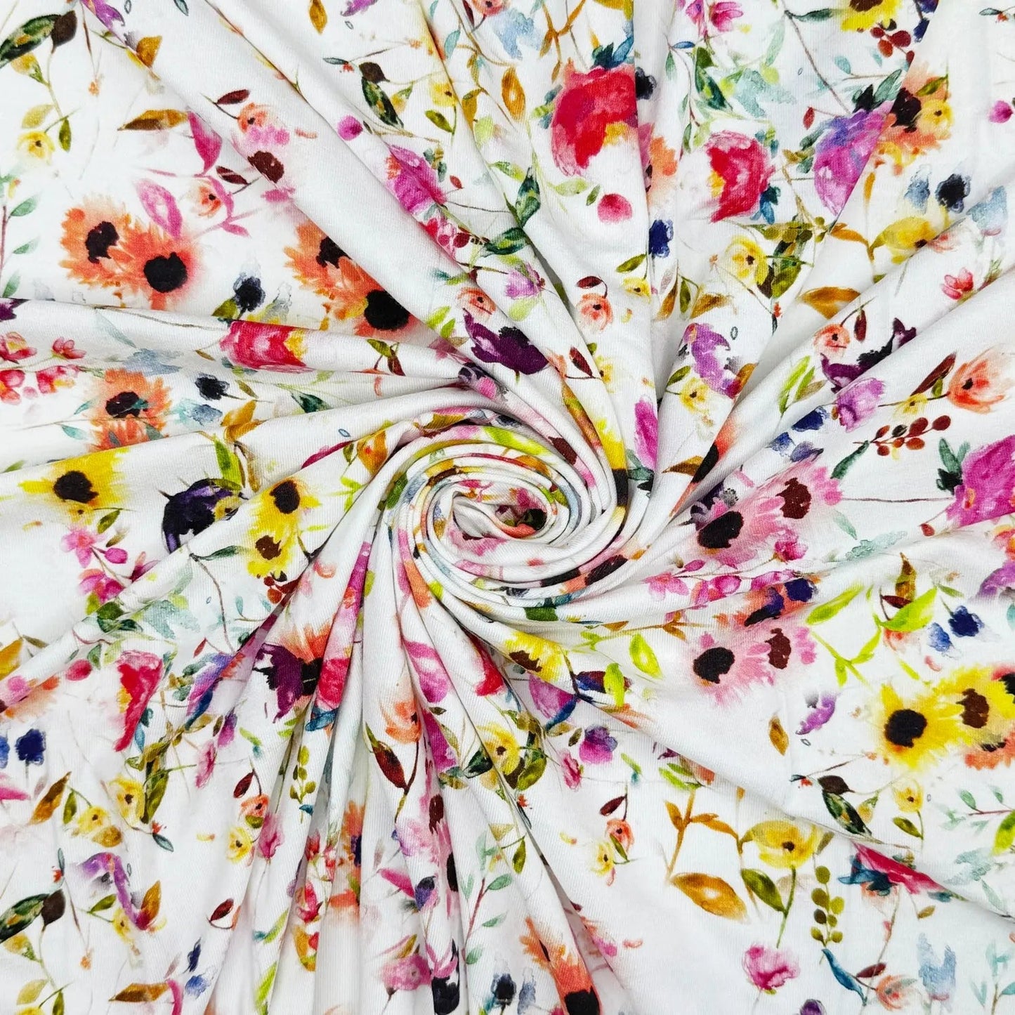 Digitally Printed Viscose Jersey Fabric | Soft Stretch Jersey 60" (150cm) Wide Dressmaking Fabric – Sold by the Meter