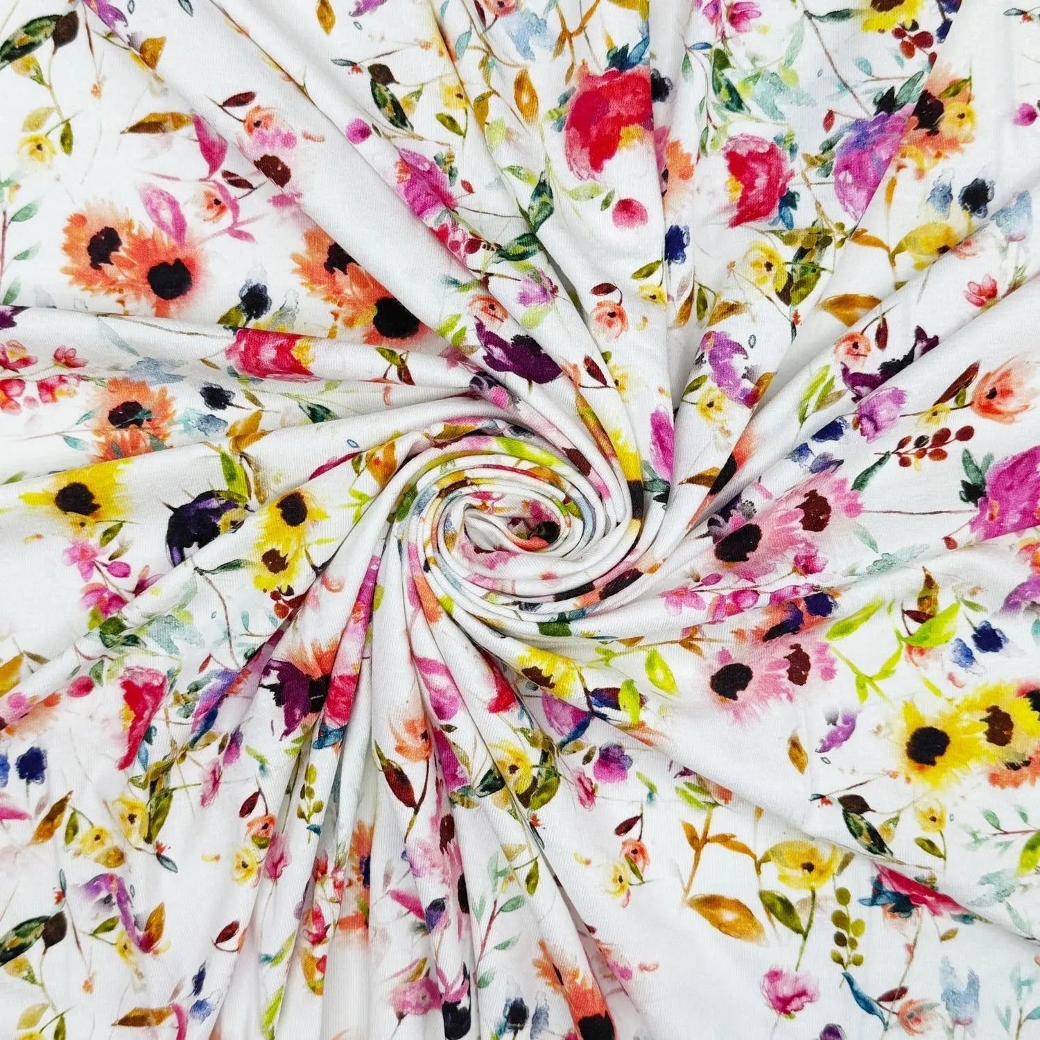 Digitally Printed Viscose Jersey Fabric | Soft Stretch Jersey 60" (150cm) Wide Dressmaking Fabric â€“ Sold by the Meter