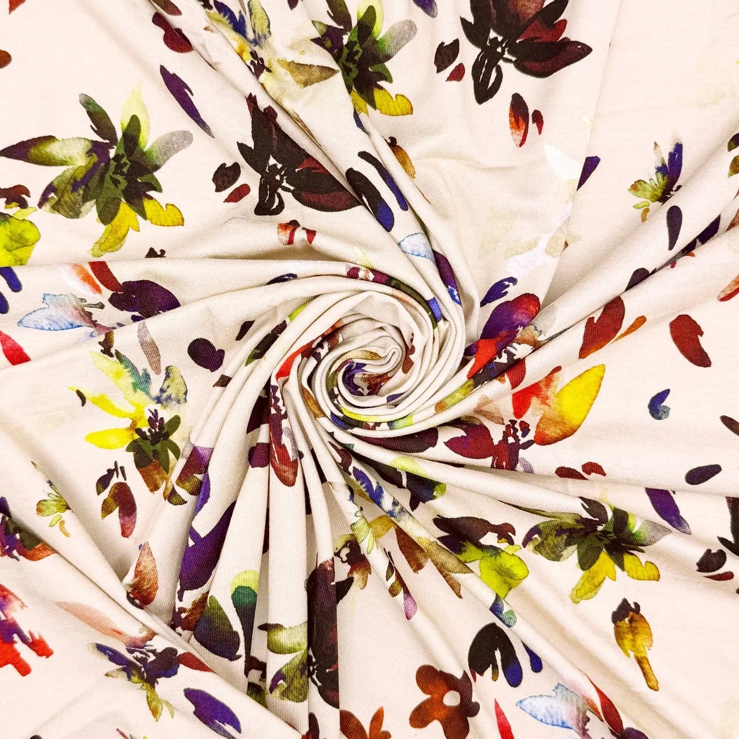 Digitally Printed Viscose Jersey Fabric | Soft Stretch Jersey 60" (150cm) Wide Dressmaking Fabric â€“ Sold by the Meter