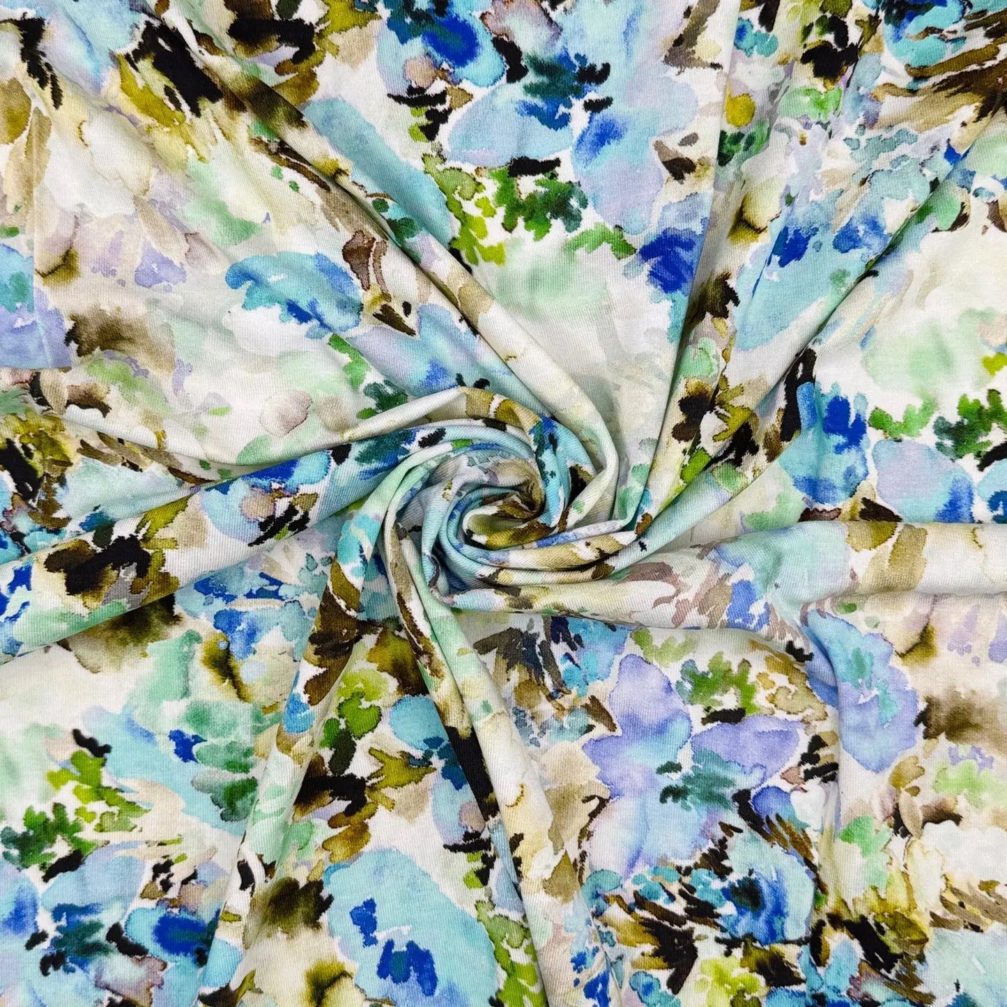 Digitally Printed Viscose Jersey Fabric | Soft Stretch Jersey 60" (150cm) Wide Dressmaking Fabric – Sold by the Meter