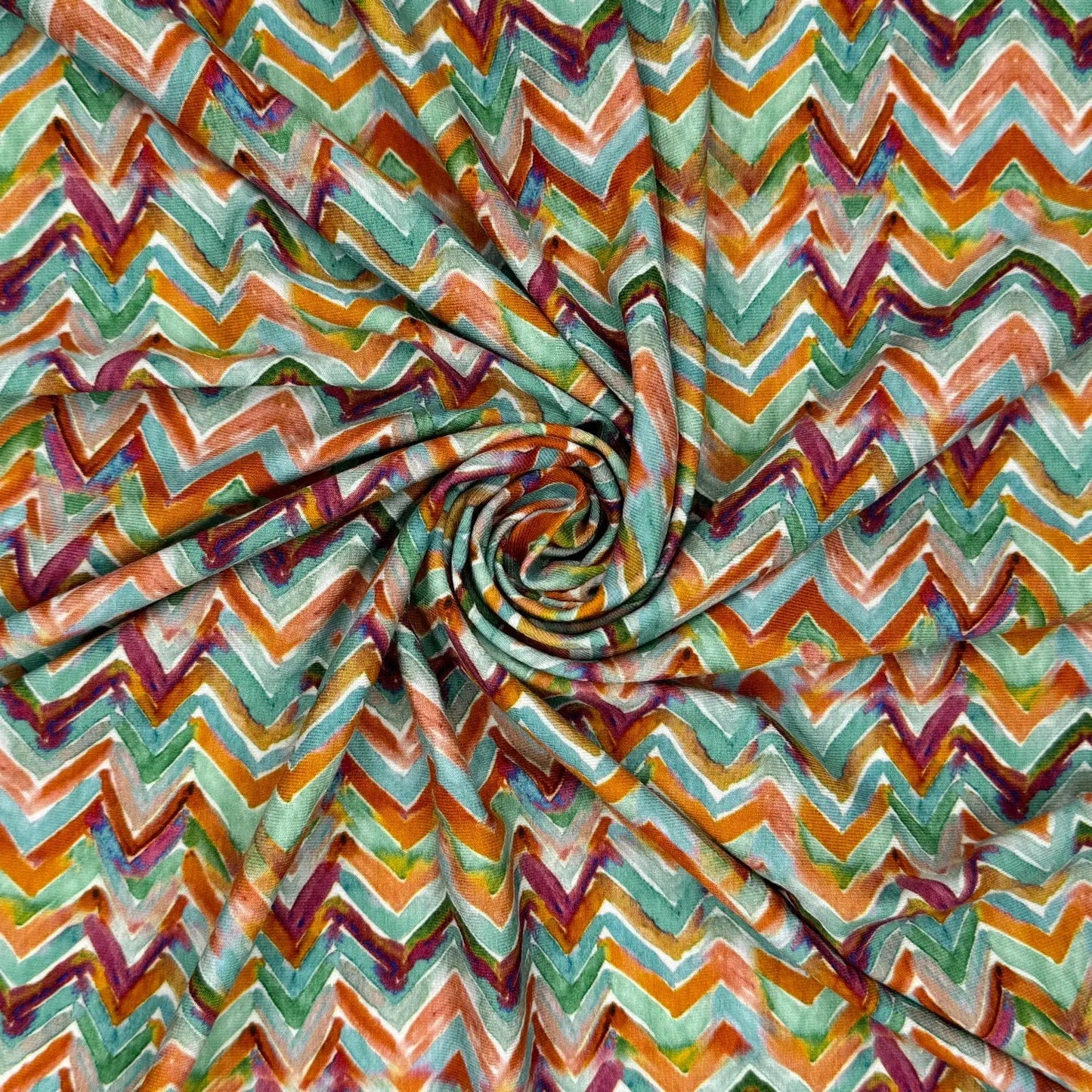 Digitally Printed Viscose Jersey Fabric | Soft Stretch Jersey 60" (150cm) Wide Dressmaking Fabric â€“ Sold by the Meter