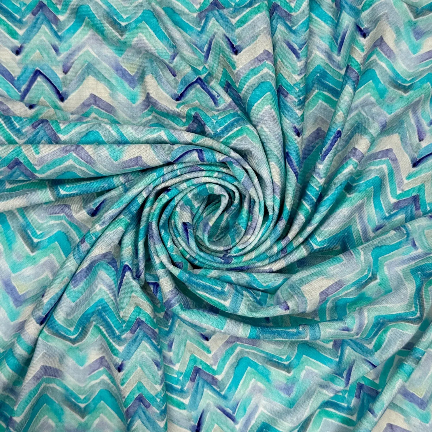 Digitally Printed Viscose Jersey Fabric | Soft Stretch Jersey 60" (150cm) Wide Dressmaking Fabric â€“ Sold by the Meter