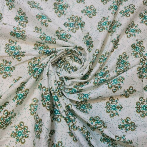 Kingfisher Pea Pin Spot Polka 100 % Baumwolle Batist Stoff Handwerk Quilten Patchwork Material Meter 44"