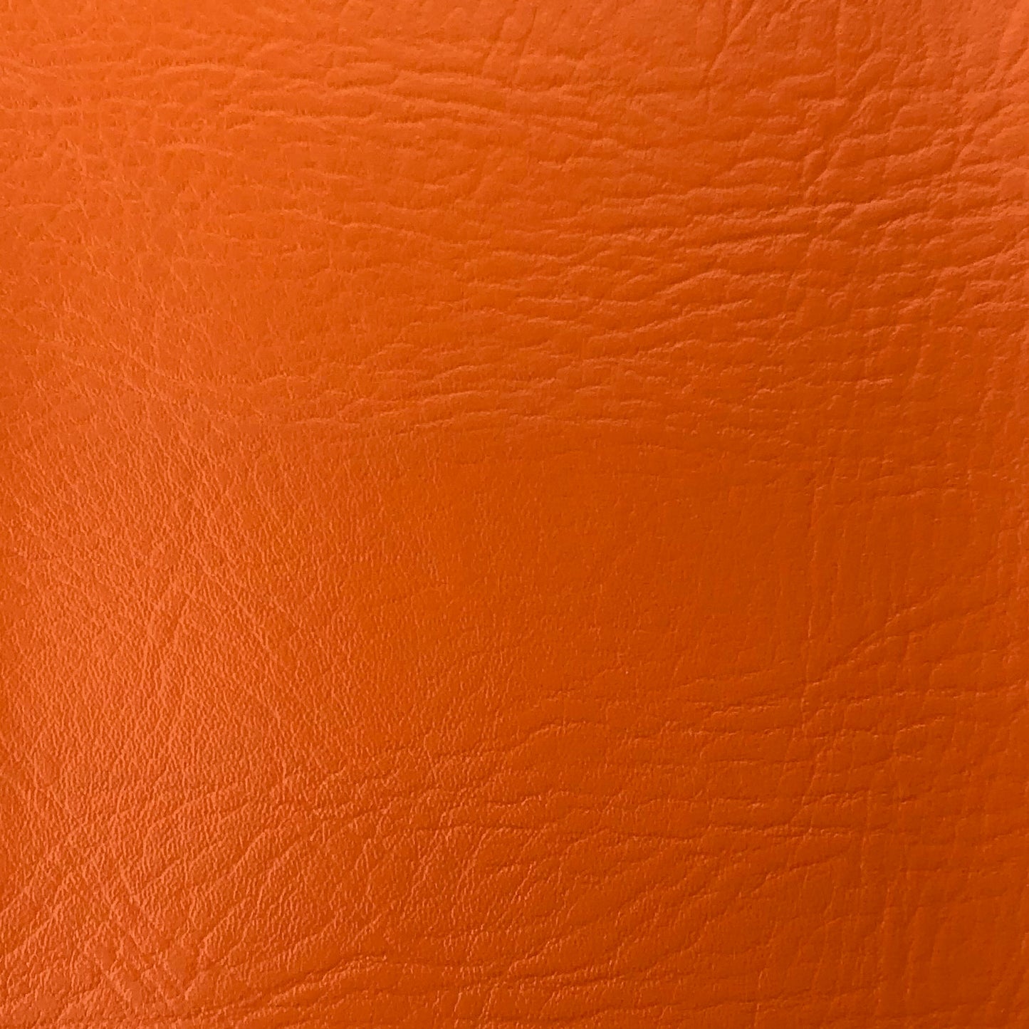 Orange Leatherette Faux Leather Fabric – Durable Upholstery Vinyl for Furniture, Bags, Crafts & Apparel 58" By The Meter